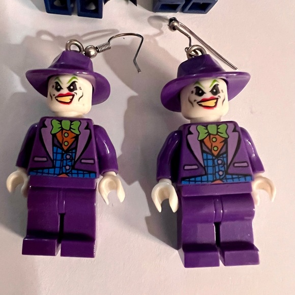 Lego Batman and Lego joker earrings - Picture 3 of 3
